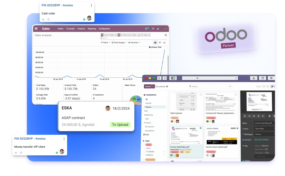 ESKA Odoo case study invoice