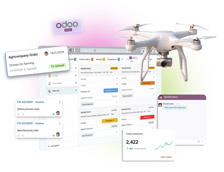 Automating Manufacturing, Sales & Finance with Odoo