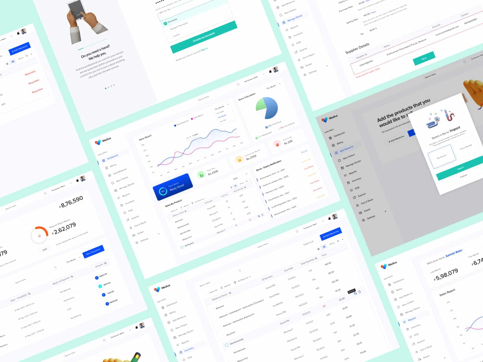 Custom software for pharmacy management
