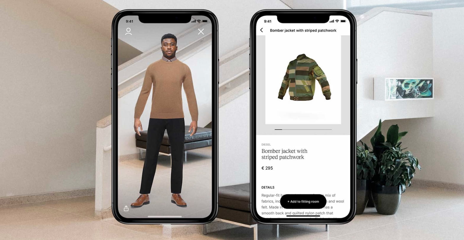 How AR fitting app works