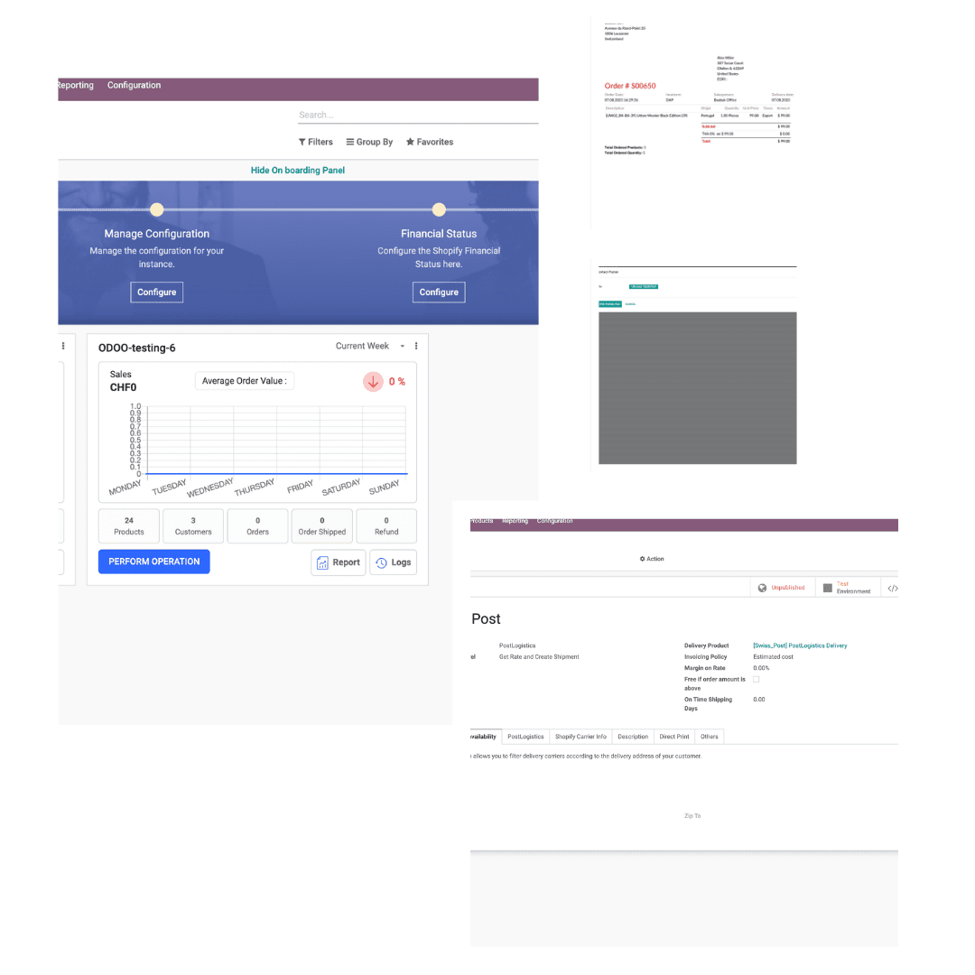 Odoo Modules we have used