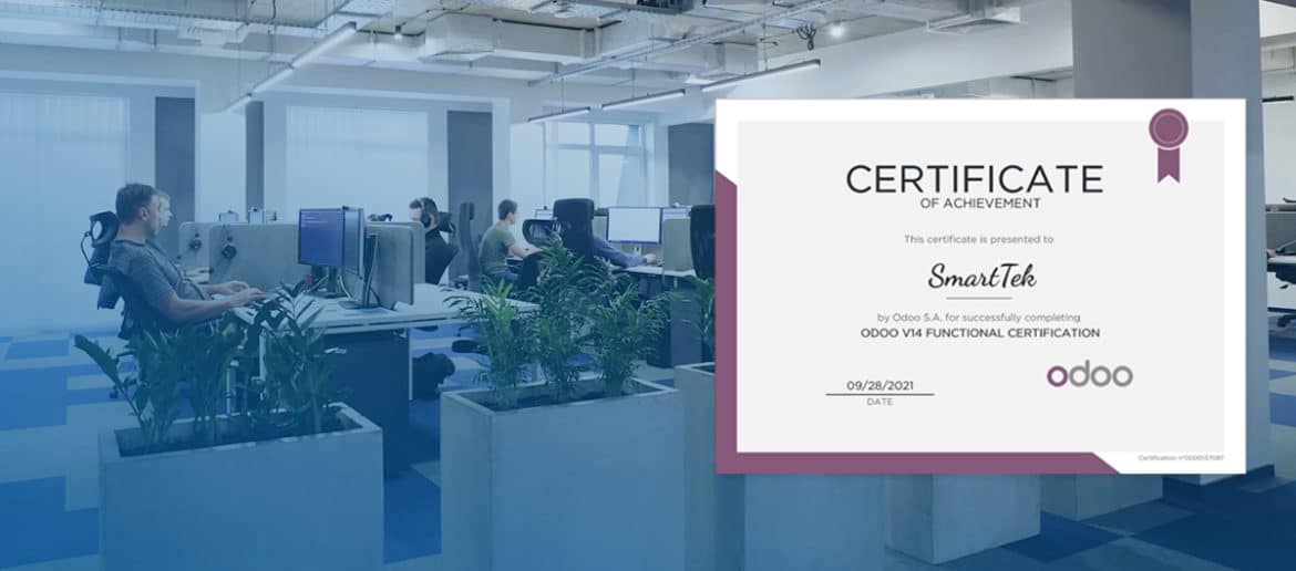 We Have Successfully Passed The Certification For Odoo V14