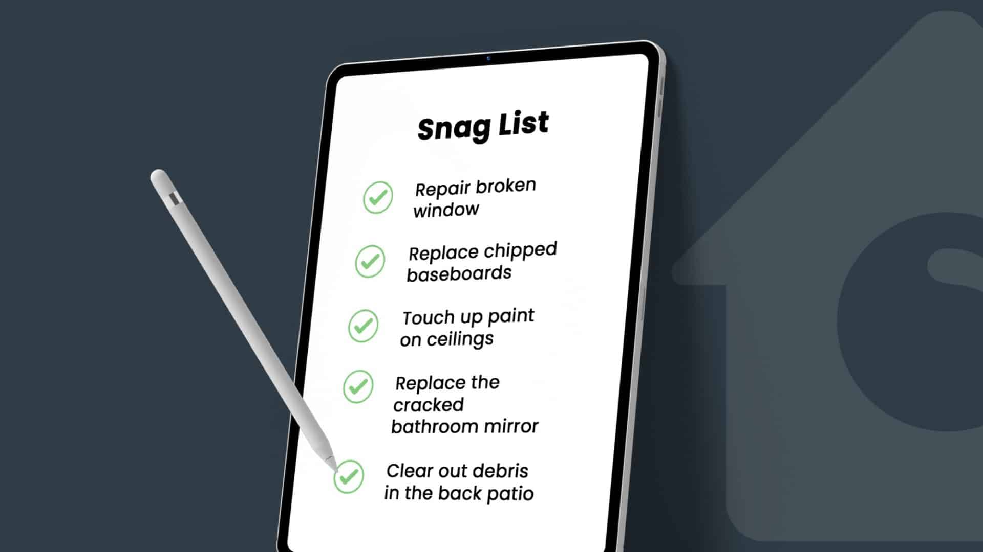 Property inspection checklist