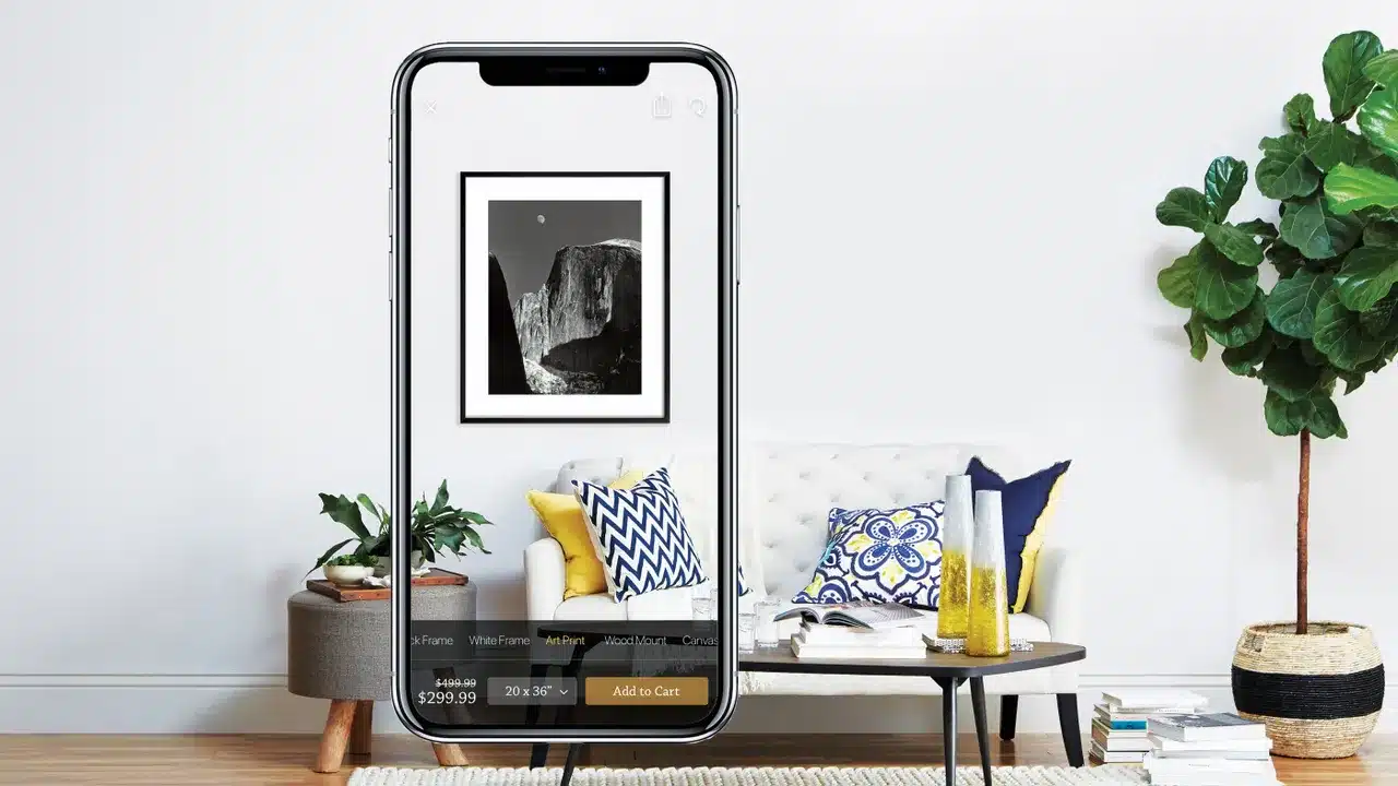 Augmented reality for interior visualization