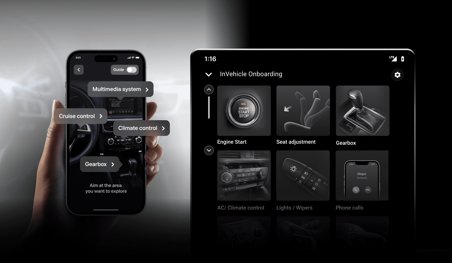 In-Vehicle Onboarding System for cars