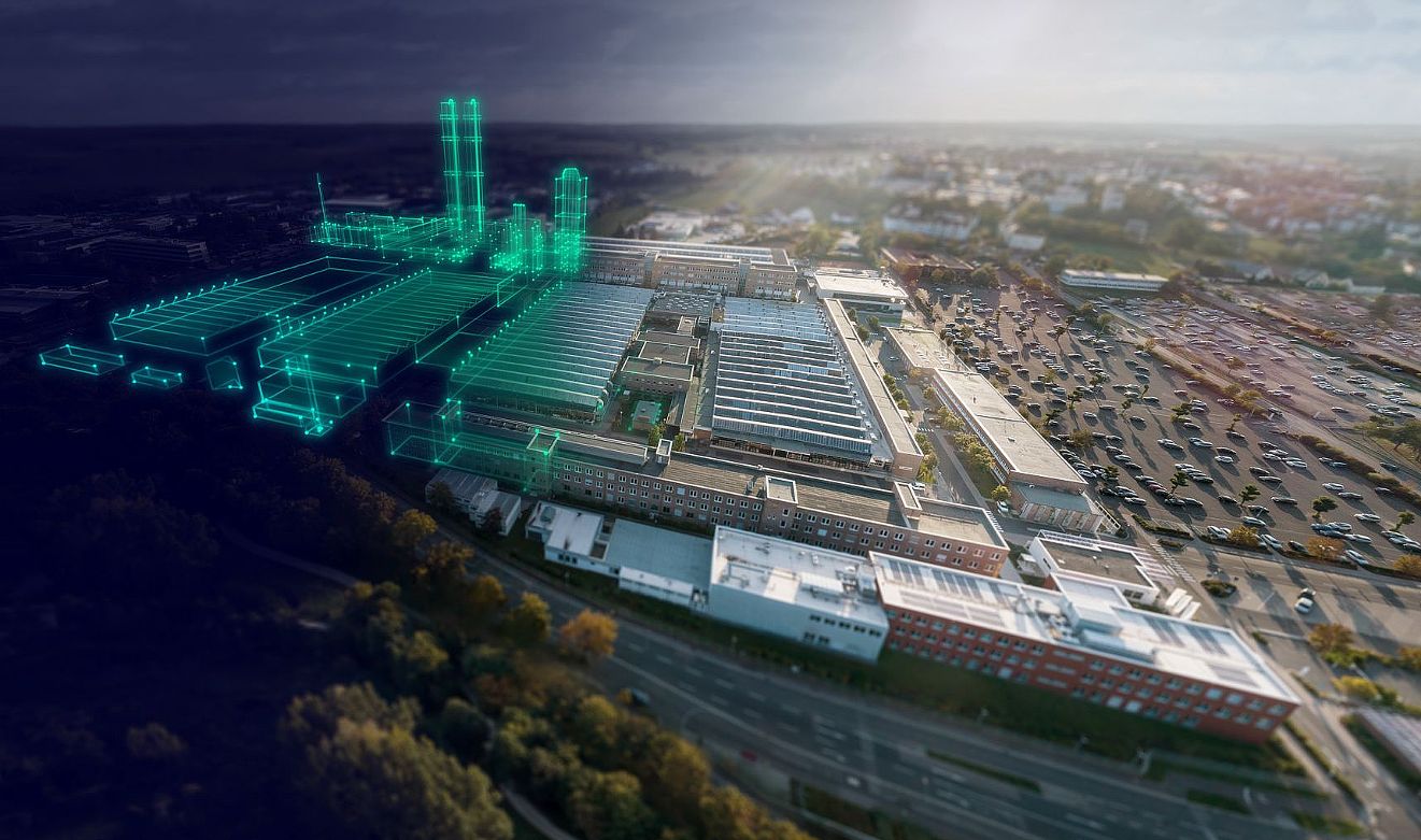 Digital copy and simulation of full manufactory