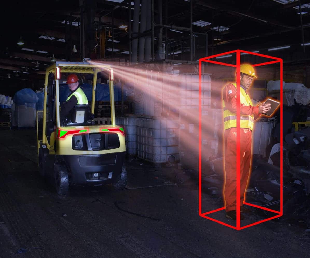 Pedestrian detection safety control system