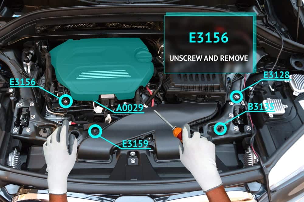 Car repair assistance with AR companion