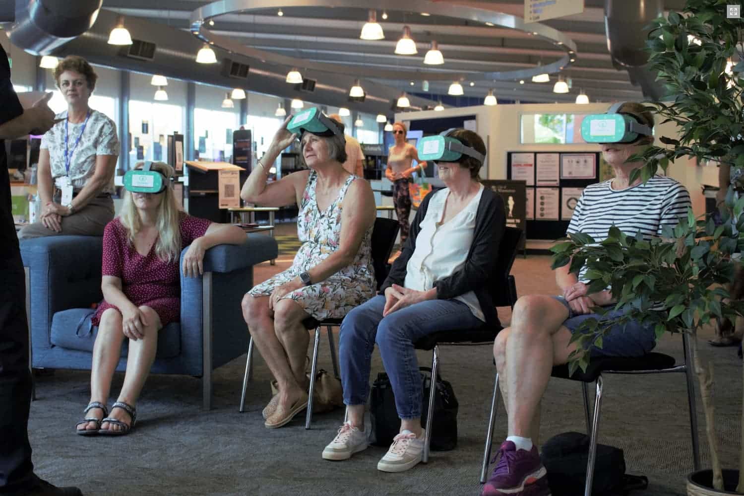 Virtual Reality for Seniors Program like Group Therapy