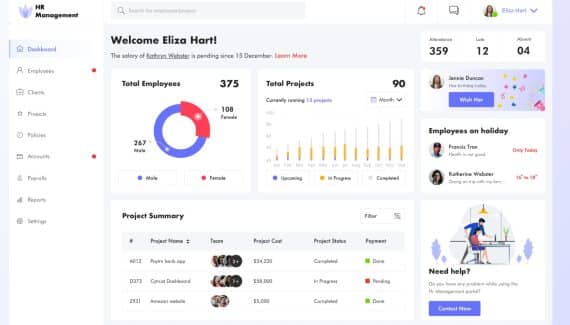 Web-based application for business