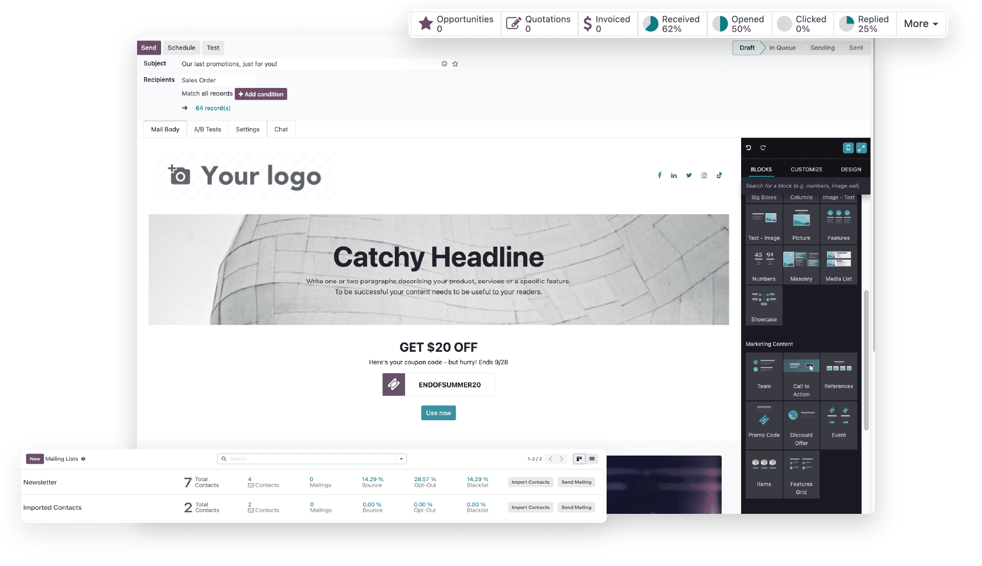 Website Builder module in Odoo
